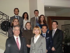 8 March 2013 The members of the Parliamentary Friendship Group with the Netherlands and the Dutch Ambassador to Serbia